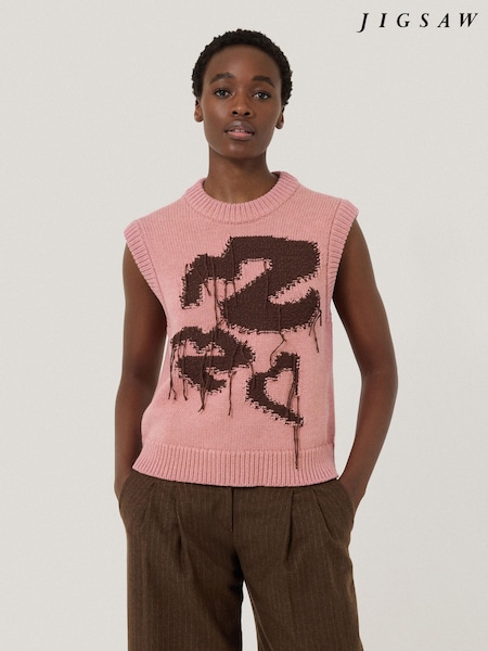 Jigsaw Pink Graffiti Lips Tank (F21627) | €99