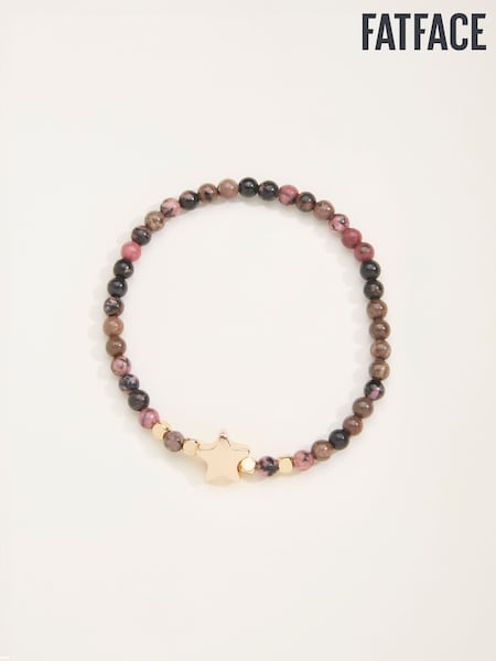 FatFace Pink Pendant Stretch Bracelet (F21650) | AED73