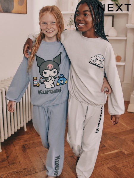 Charcoal Grey Hello Kitty and Friends Jogger Pyjamas 2 Pack (3-16yrs) (F21667) | €40 - €48