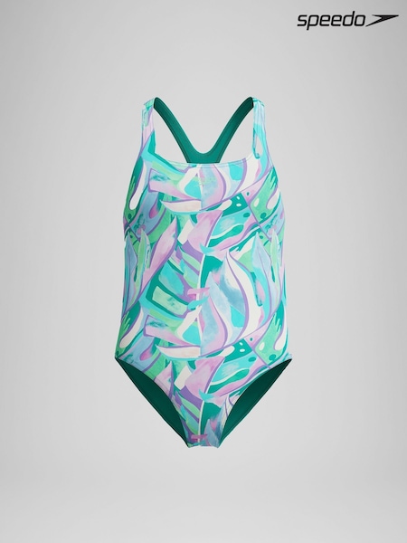 Speedo Printed Medalist Swimsuit (F21671) | ‏128 د.إ.‏