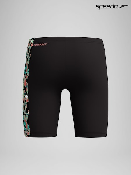 Speedo Black Digital All-Over Panel Jammer Swim Shorts (F21696) | R$ 225