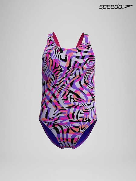 Speedo Pink Digital Printed Swimsuit (F21702) | €33
