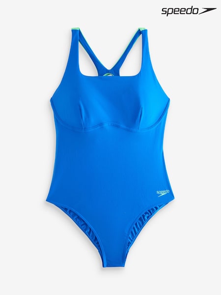 Speedo Blue Flex Band Swimsuit with Built in Swim Bra (F21712) | €69