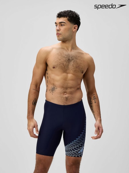 Speedo Blue Medley Logo Jammer Swim Shorts (F21731) | €40