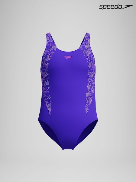 Speedo Purple Hyperboom Splice Muscleback Swimsuit (F21736) | €23.50