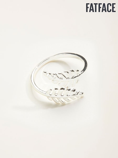 FatFace Silver Tone Leaf Ring (F21745) | €13.50
