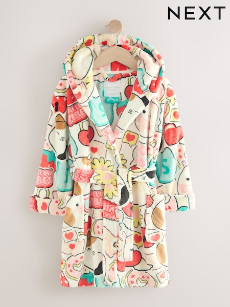 Red/Ecru Squishmallow Dressing Gown (5-16yrs) (F21749) | €28 - €38