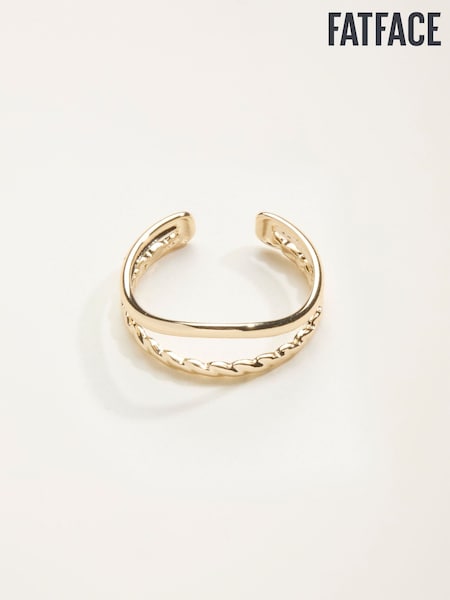 FatFace Gold Tone Stacked Ring (F21751) | €13.50