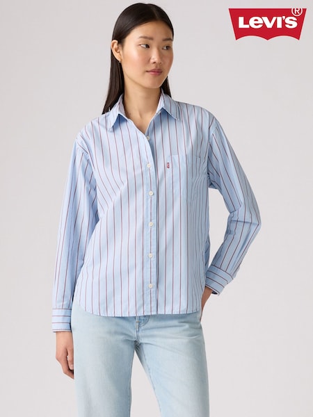 Levi's® Chambray Blue Harlie Boyfriend Shirt (F21776) | €80