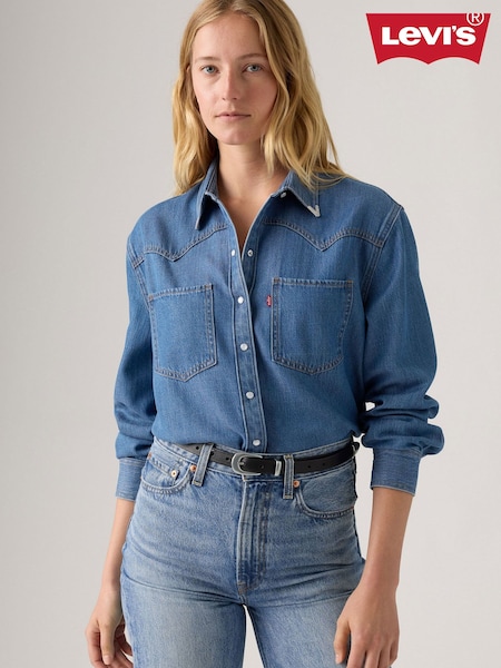 Levi's® Theodora Western Denim Shirt (F21780) | 596 LEI