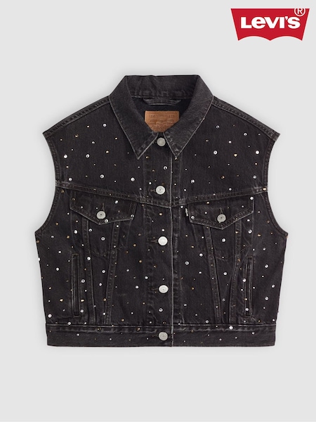 Levi's® Dazzle Me Smoke Shrunken 90s Denim Vest Gilet (F21805) | €106