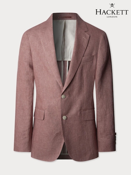 Rosa - Pure Linen Delave Jacket (F21824) | R$ 4,840