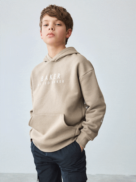 Baker by Ted Baker Oversized Graphic Hoodie (F21841) | €37 - €44