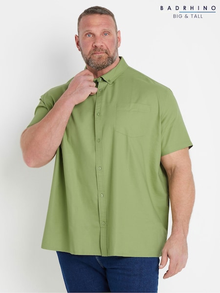 BadRhino Big & Tall Green Oxford Shirt (F21846) | €43