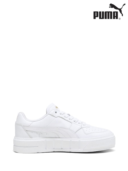 Puma White Off Womens Cali Court Leather Sneakers (F22173) | $149