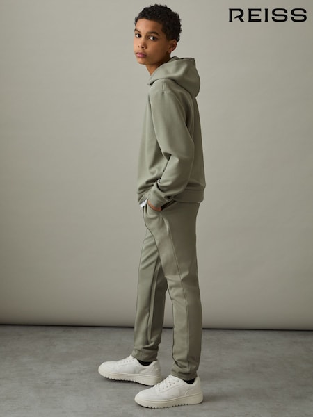 Reiss Soft Sage Green Premier 3-9 yrs Interlock Drawstring Joggers (F22198) | €49