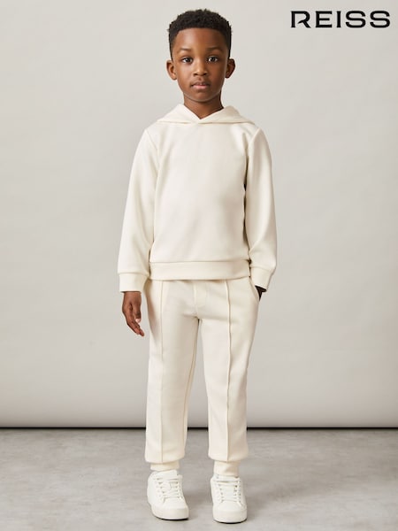 Reiss Off White Premier 3-9 yrs Interlock Drawstring Joggers (F22199) | €49
