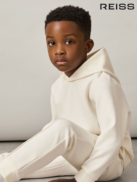 Reiss Off White Premier 9-13 yrs Interlock Drawstring Joggers (F22221) | €55