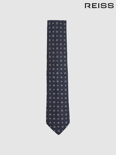 Reiss Anzio Foulard Silk Blend Tie With Medallion Pattern (F22233) | €91