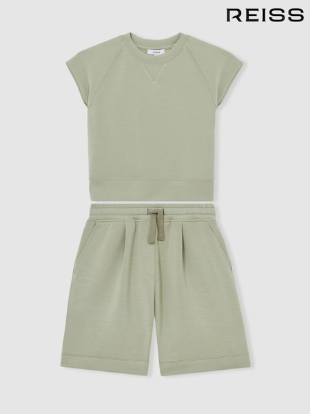 Reiss Sage Joanna Modal-Blend Sweatshirt And Shorts Set (F22241) | €123