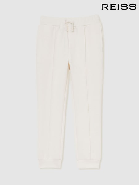 Reiss Off White Premier 13-14 yrs Interlock Drawstring Joggers (F22253) | €58
