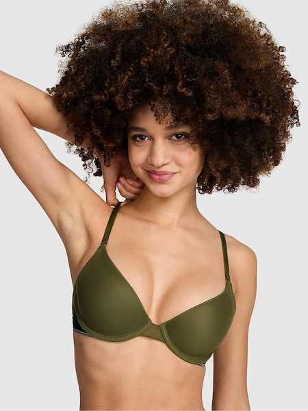 Victoria's Secret PINK Olive Green Lightly Lined Mesh Bra (F22377) | €33