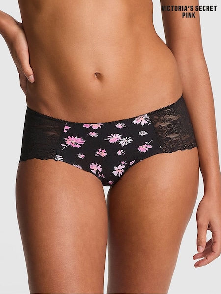 Victoria's Secret PINK Black Floral Lace Hipster Knickers (F22493) | €10.50