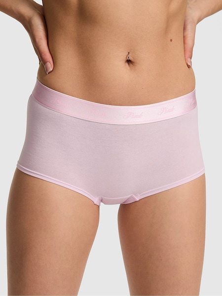 Victoria's Secret PINK Pink Tulip Short Cotton Logo Knickers (F22507) | €10.50