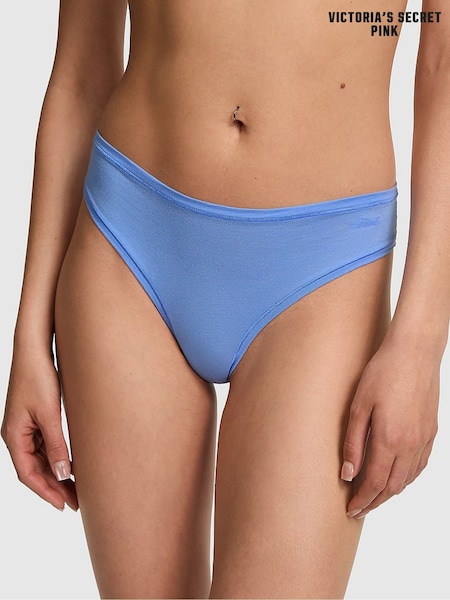 Victoria's Secret PINK Seascape Blue Cheeky Cotton Knickers (F22526) | €10.50