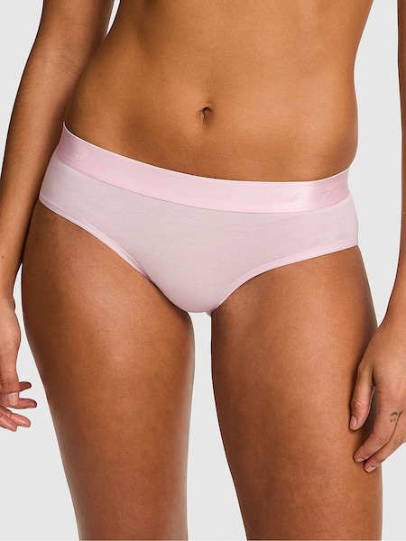 Victoria's Secret PINK Pink Tulip Hipster Cotton Logo Knickers (F22543) | €10.50