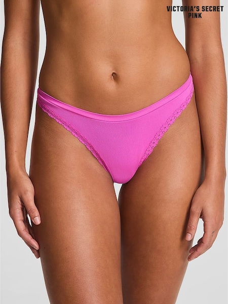 Victoria's Secret PINK Pink Gossip Thong Seamless Knickers (F22548) | €10.50