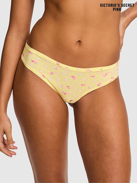 Victoria's Secret PINK Mellow Yellow Fruit Cheeky Cotton Knickers (F22591) | €10.50