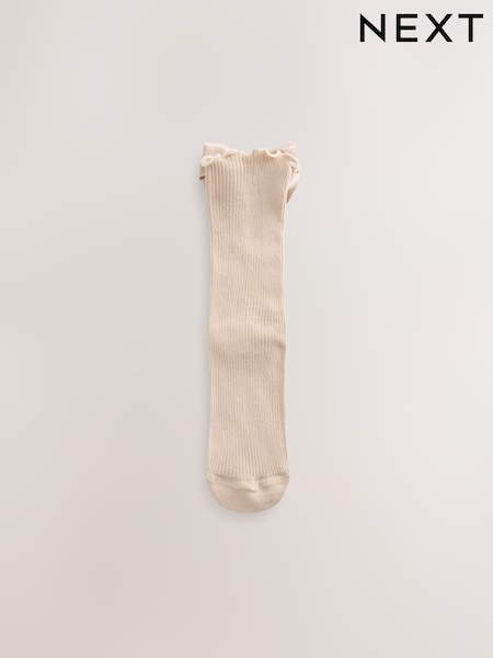 Neutral Satin Bow Ankle Socks 1 Pack (F22699) | $12