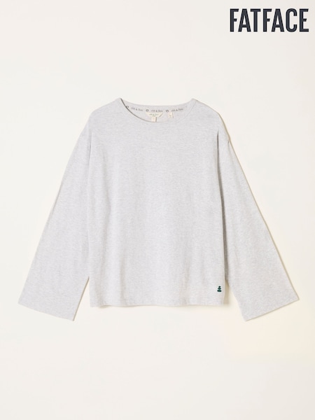 FatFace Frey Grey Long Sleeve Graphic T Shirt (F22786) | €46