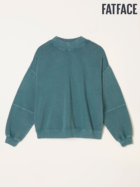 FatFace Jule Teal Blue Sweat Top (F22788) | €60