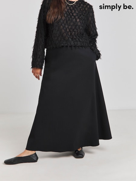 Simply Be Cotton Poplin Full Skirt (F22815) | ‏176‏₪