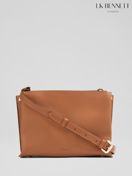 LK Bennett Evie Smooth Leather Structured Cross-Body (F23115) | 310 €