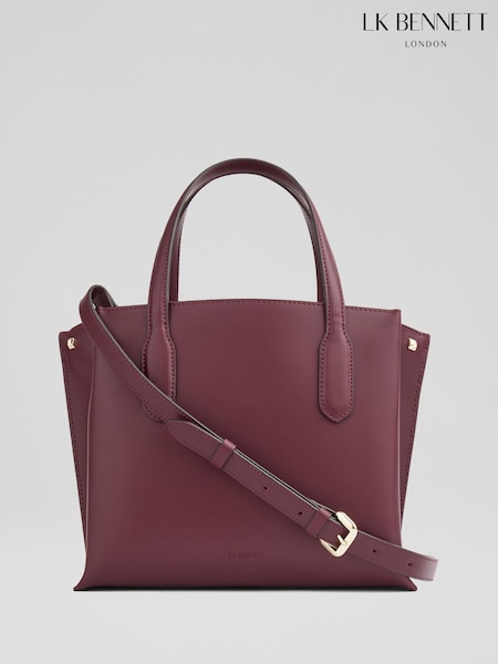 LK Bennett Lola Smooth Leather Structured Tote (F23121) | 352 €
