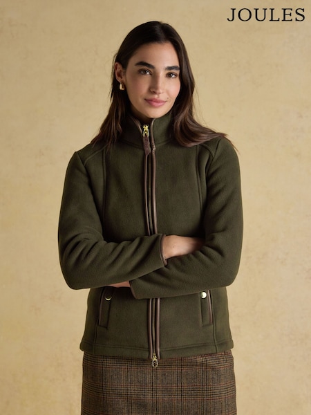 Heritage Green Zip Through Fleece (F23665) | R$ 840
