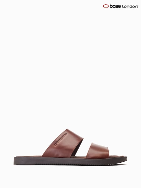Base London Maven Slip On Brown Sandals (F23793) | 66 €