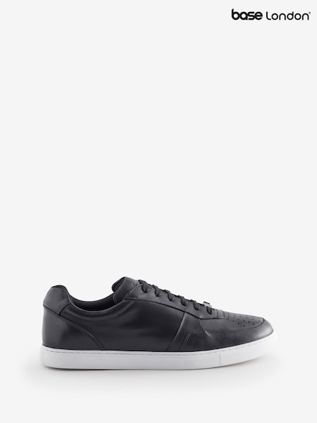 Base London Curtis Lace Up Black Trainers (F23816) | €92