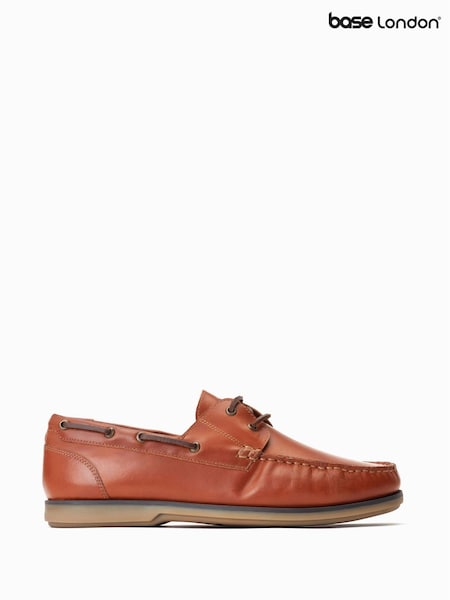 Ruskea - Base London Stern Slip On Brown Loaferit (F23822) | €120