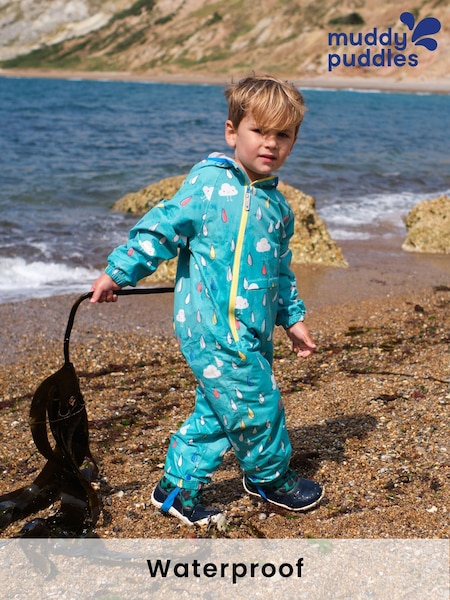 Muddy Puddles Blue Waterproof EcoLight Puddlesuit (F23962) | €69