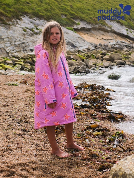 Muddy Puddles Pink Waterproof Changing Robe Cover-Up (F23968) | €89