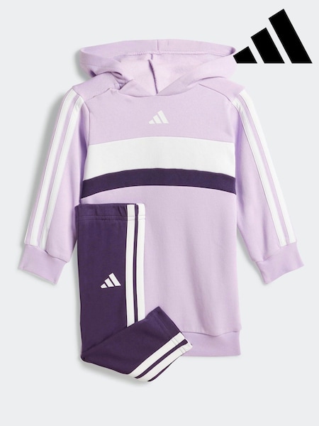 adidas Purple Essentials Tiberio Infant Kids Hoodie and Leggings Set (F24054) | AED192