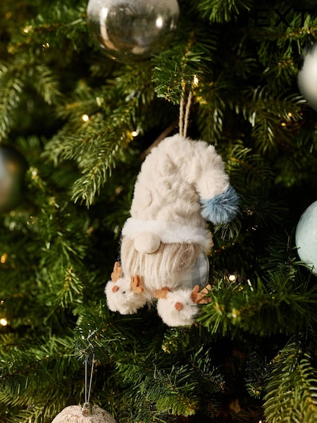 Natural Skandi Gonk Plush Christmas Bauble (F24131) | €9