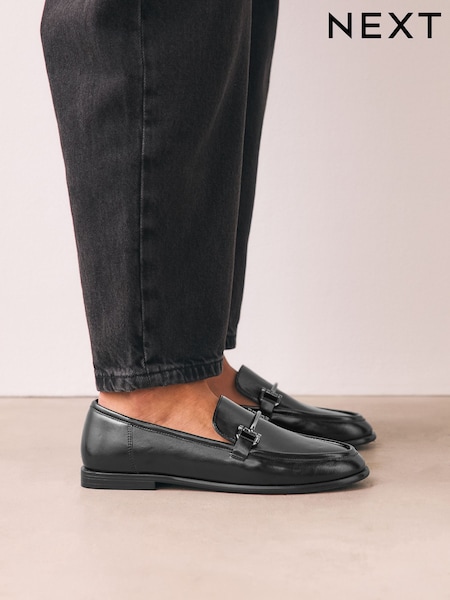 Preto - Forever Comfort® Trim Round Toe Loafers (F24214) | R$ 315