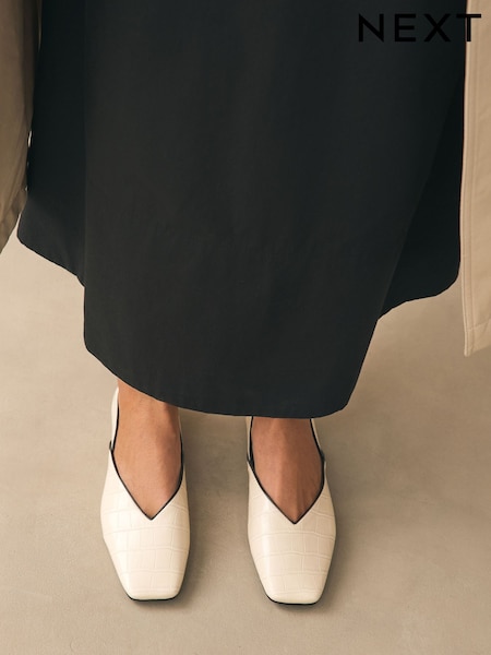 Bone Croc Forever Comfort® Square Toe Ballerinas (F24230) | €42