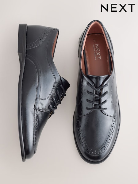Black Forever Comfort® Formal Round Toe Lace Up Shoes (F24235) | €52.50