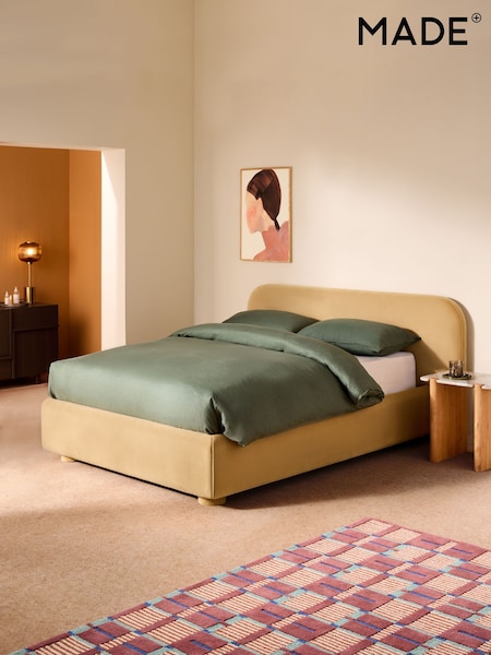 MADE.COM Velvet Soft Caramel Hanson Ottoman Storage Bed (F24732) | €1,007 - €1,070